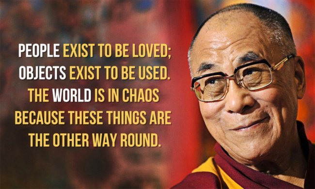 THNKschool's tweet photo. "People exist to be loved; objects exist to be used. The world is in chaos because these things are the other way round." 

#THNKer @akshaisarin quotes the @DalaiLama in his #pitch at #liftoff https://t.co/TFcHsBxNTb