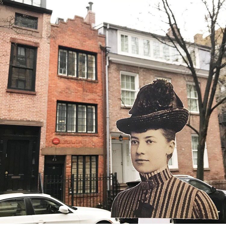 nyclgbtsites's tweet photo. #FlatAlice is on the move!β
-β
#WomensHistoryMonth Stop No. 2: #Bisexual #poet Edna St. Vincent Millay residence at 75 1/2 Bedford Street.β https://t.co/I9KzwxrWuh