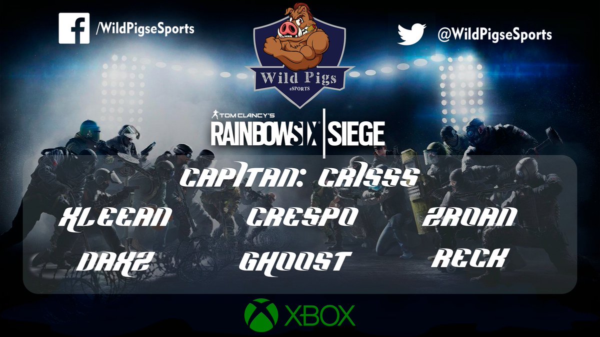 WildPigseSports's tweet photo. Hoy queremos darle la bienvenida a la familia a la división de #RainbowSixXbox.
Que los éxitos nos acompañen y crezcamos juntos.

#WeWild https://t.co/0i2V1GR1OV