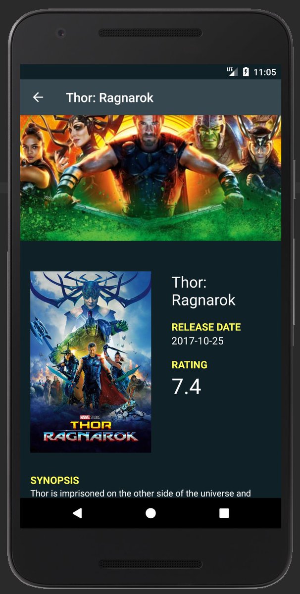 SonyaMoisset's tweet photo. // Second #Android Project. Movie App Phase One
https://t.co/KfTCA0Ku1o
#andproject #madewithudacity #googleudacityscholars #Nanodegree https://t.co/Zxo40nj6nw