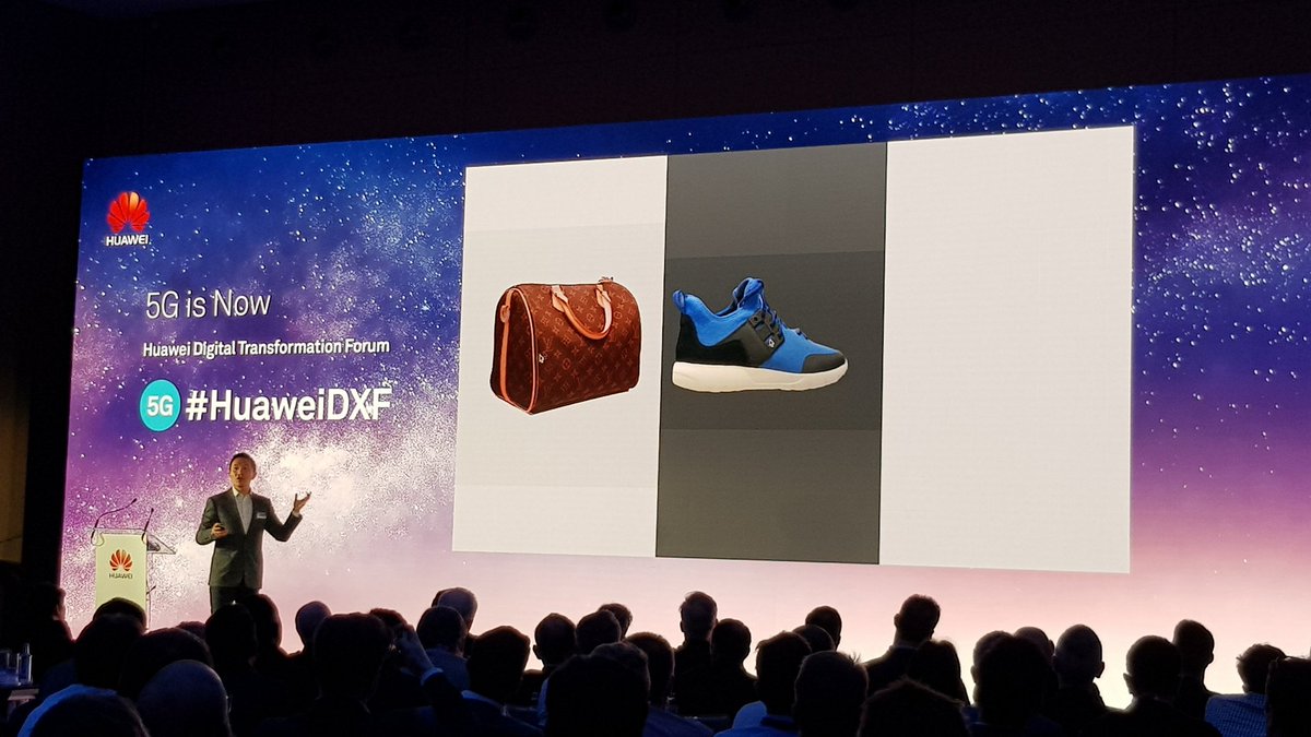 HUBInstitute's tweet photo. La Réalité Virtuelle, avenir du e-commerce ? La 5G devrait permettre de diffuser plus facilement des contenus VR et AR. #huaweiDXF @HuaweiFr @SteeveBourdon #mwc18 ° https://t.co/bqHD6ZQxxp