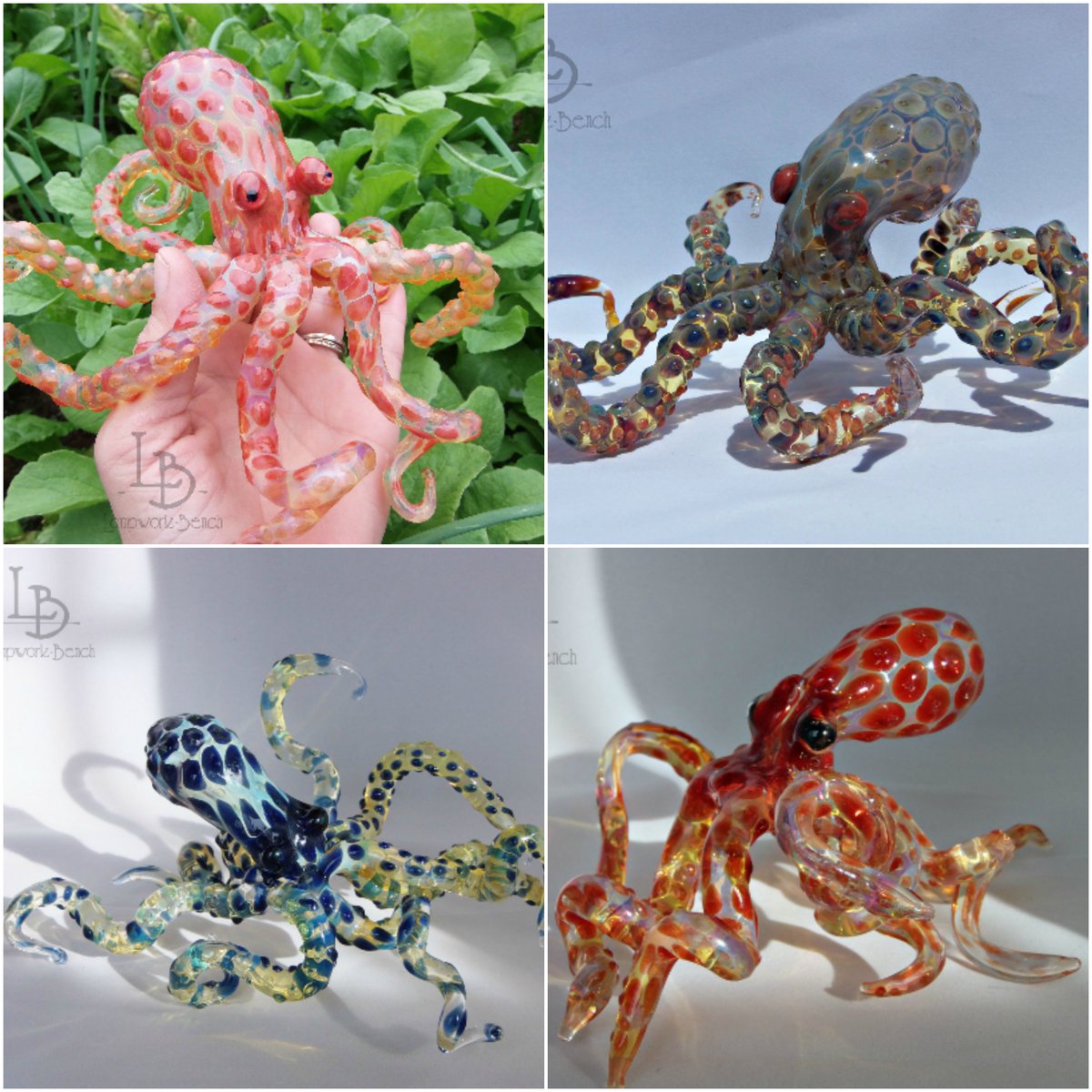 Request a custom #handmade #octopus made JUST FOR YOU!
MADE TO ORDER Handmade Hand Blown Glass Octopus #Cephalopod #sculpture etsy.me/2oYsiyq via <a href="/Etsy/">Etsy</a> #handmadewithlove #sealife #oceans #beach #creatures #aliens #art #glass