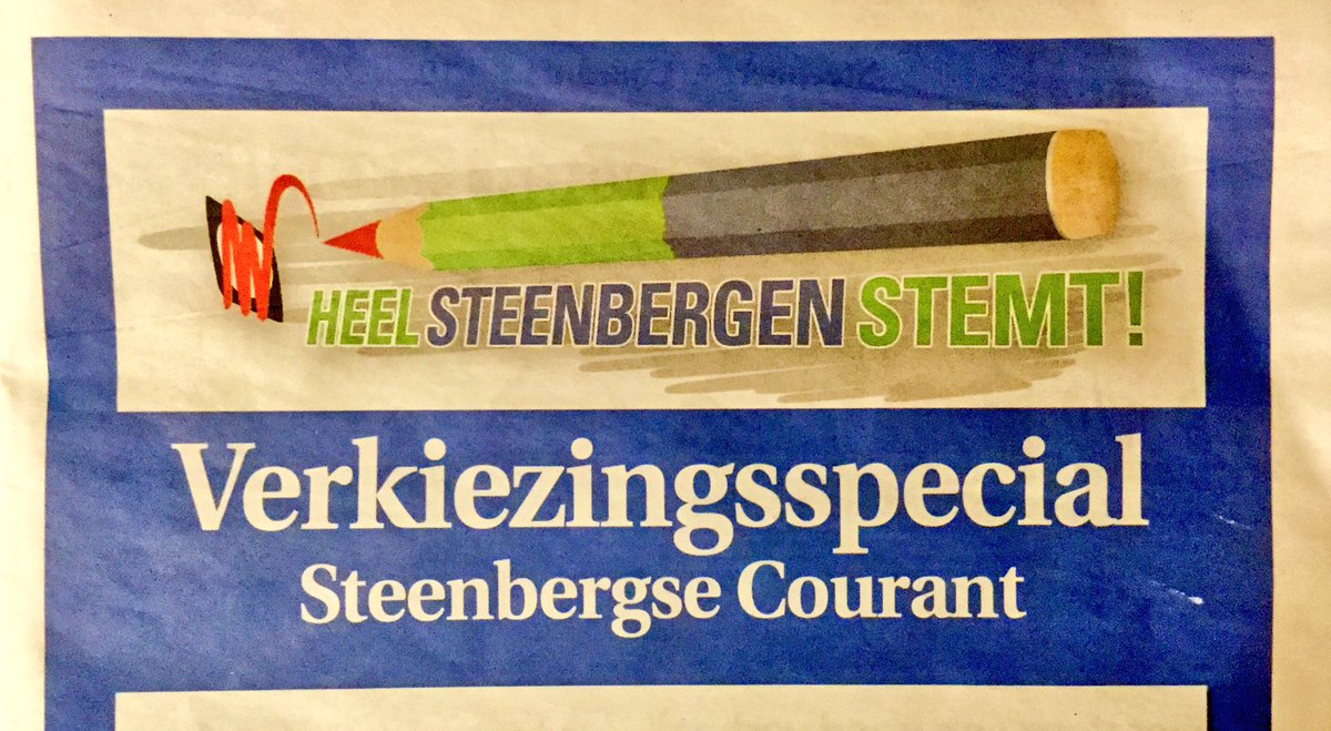 CDATeam0167's tweet photo. Ons CDA team (lijst 5) in de Steenbergse Courant.
Wij zijn er voor jou! #HeelSteenbergenStemt 

Betrouwbaar &amp; Betrokken!🍀
#CDA #GR2018 #GemeenteSteenbergen #elkestemtelt
#steenbergen #dinteloord #nieuwvossemeer #kruisland #welberg #deheen  #Team0167 https://t.co/Fbyy1lo13h