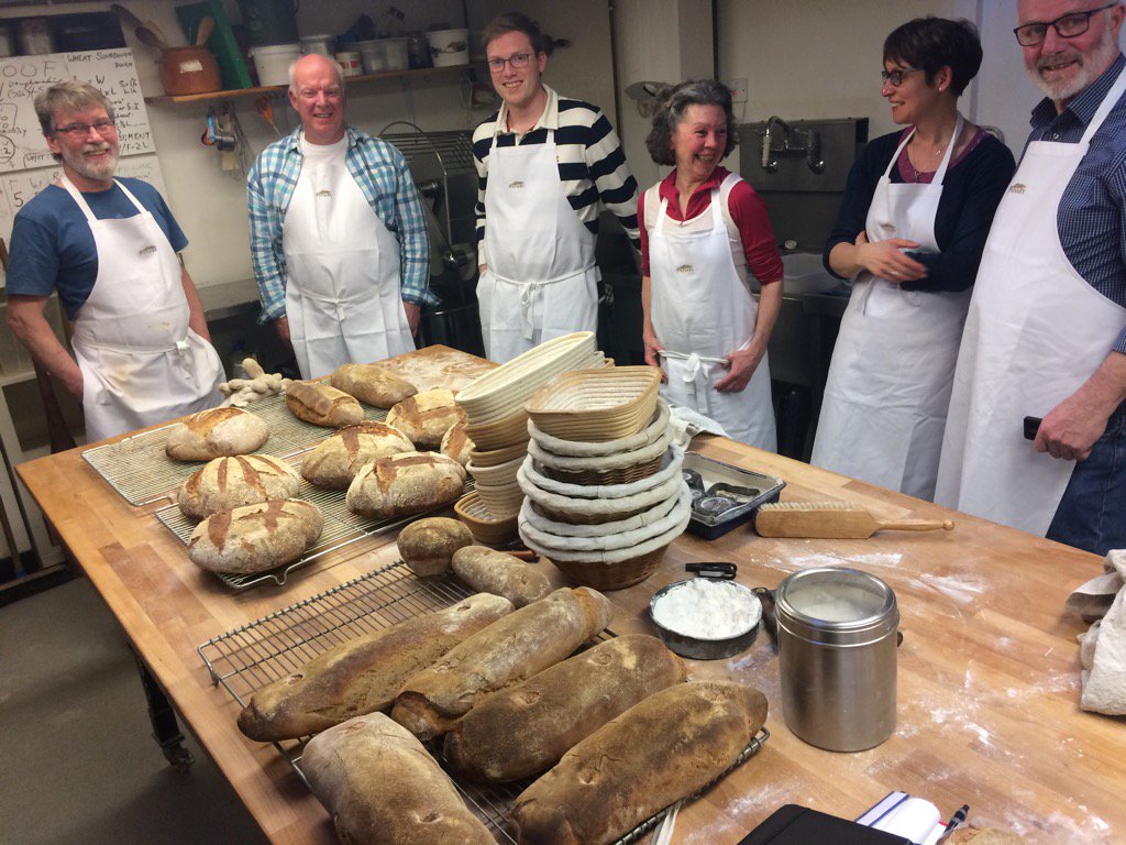 panaryuk's tweet photo. Splendid group today at #panary for #sourdough  course, lots of baskets, lots of oven bottom loaves #realbread https://t.co/WeTnp8AH1E