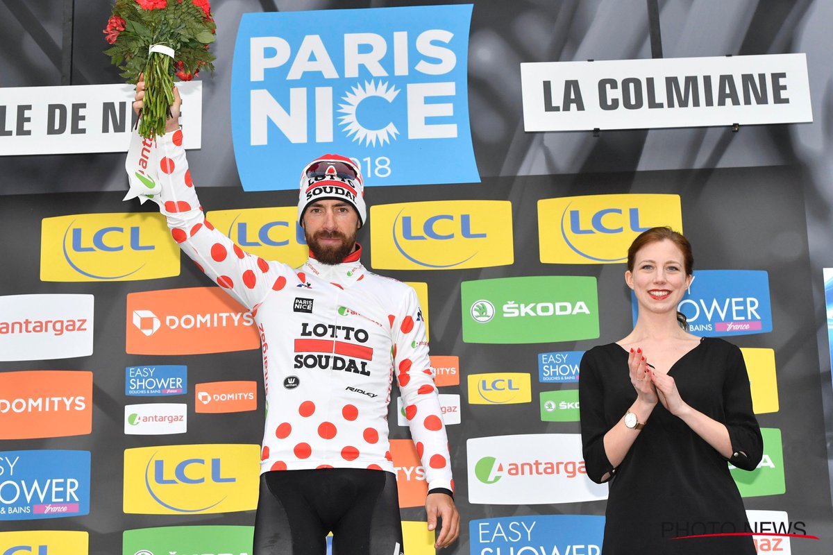 lottocycling_'s tweet photo. Successful day at #ParisNice for us with @DeGendtThomas who conquered the KOM jersey and @Tim_Wellens who is 4th on GC and leads the points classification!
📝 This is what Thomas and Tim have to say: https://t.co/8fVKpQOzKq https://t.co/eXWH7z3t10