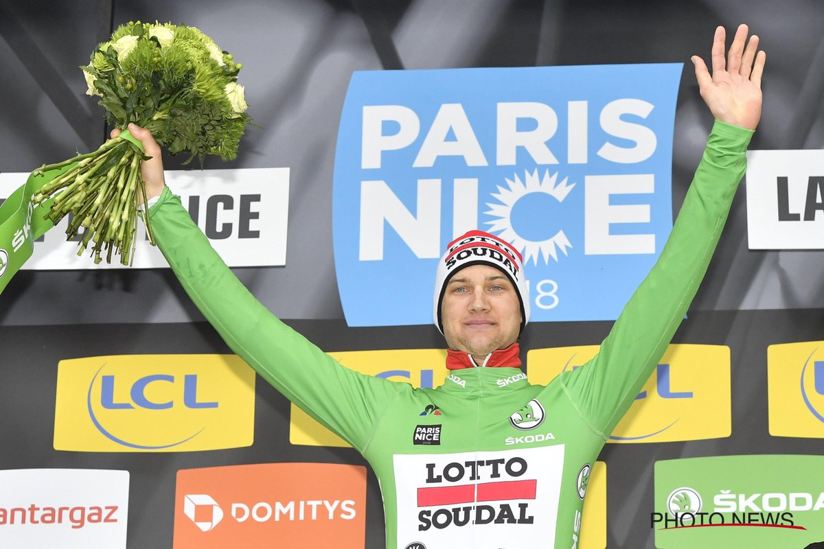 lottocycling_'s tweet photo. Successful day at #ParisNice for us with @DeGendtThomas who conquered the KOM jersey and @Tim_Wellens who is 4th on GC and leads the points classification!
📝 This is what Thomas and Tim have to say: https://t.co/8fVKpQOzKq https://t.co/eXWH7z3t10