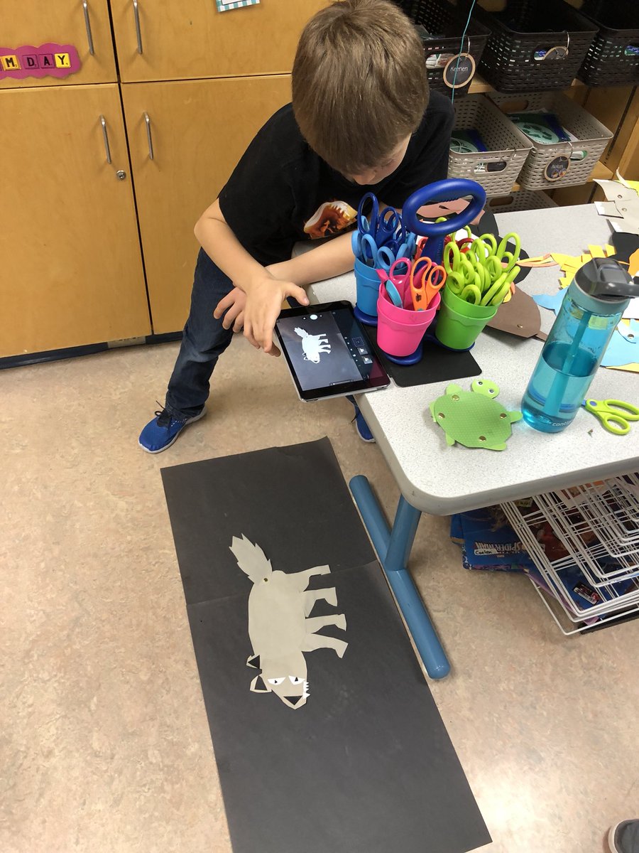 MissBeesTweets's tweet photo. We made our animal research projects come to life using #StopMotion ! Stay tuned to see our final products when we add voiceovers of our research! When #firstgade students become filmmakers 🙌🏼👌🏼 #MakerSpace #STEMeducation #steam https://t.co/qUrc7jBMne