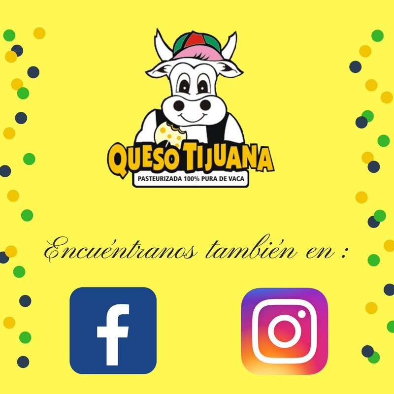 QuesoTijuana's tweet photo. #HoyMeGustariaDecirteQue puedes seguirnos en nuestras redes sociales. Encontrarás información interesante acerca de la cultura del queso y de nuestras actividades. ¡Síguenos!
#Queso #QuesoTijuana #Artesanal #HechoEnMéxico #ConsumeLocal https://t.co/J3qWHpkCSO