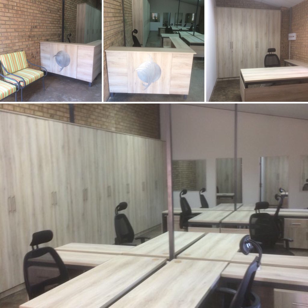 Another Office - Industrial Style done and custom made by Lifestyle Interiors. Contact us for all your Interior Projects.