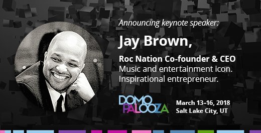 mollie426's tweet photo. .@Domotalk announces the first keynote speaker in the #DP18 lineup - Co-founder &amp; CEO of @RocNation, Jay Brown! Register today. https://t.co/SbWZrV1RPt https://t.co/4WLu9fl1oe