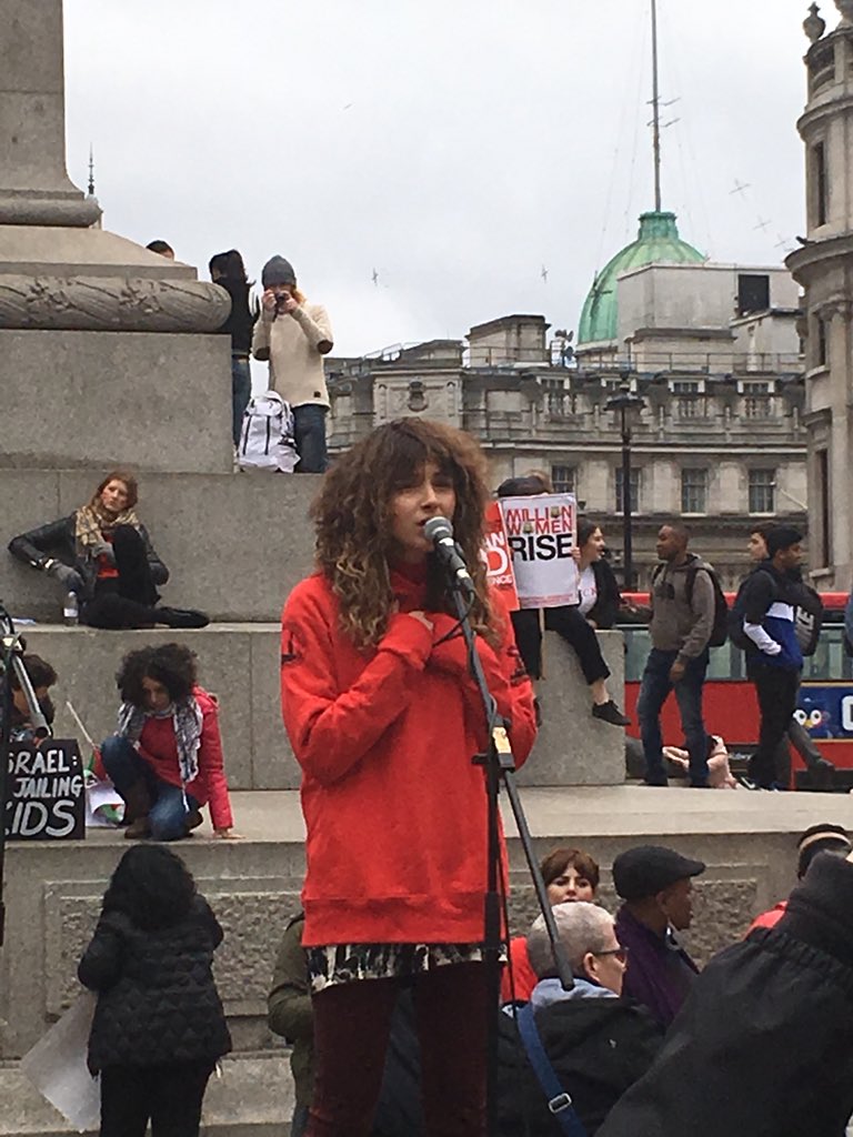 MagaliFerron's tweet photo. Wonderful March @MillionWomen powerful women, strong talks and songs Power to the women!!! No more #MeToo  we will rise until it stops #MillionWomenRise #MWR2018 https://t.co/SCFoEpvo2H