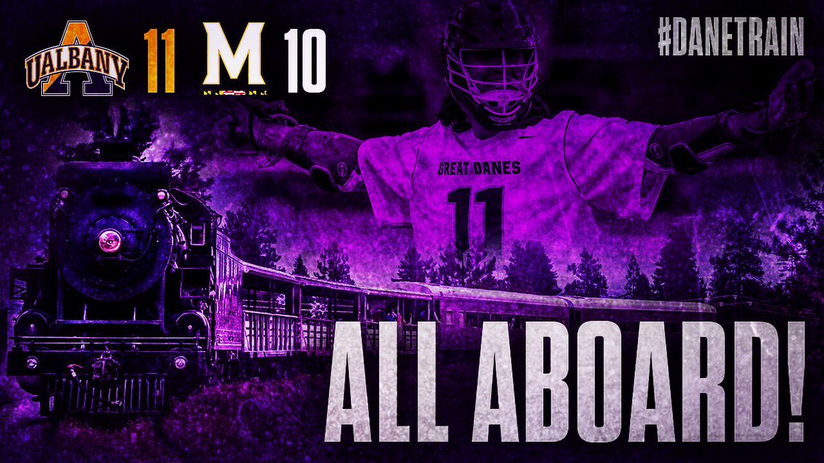 UAlbanySports's tweet photo. Can’t stop a freight train! ALL ABOARD!!! 🐕🚂💨💨💨 @UAlbanyMLax #GreatnessLivesHere https://t.co/RsyThIHPth