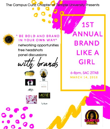 campuscurlzTU's tweet image. The time is soon come! ✨ Grab free advice on how to start your own brand! Go to eventbrite.com/e/brand-like-a… …  to RSVP and claim your spot! 💪🏽💓 #campuscurlztu #hardworksoftcurlz