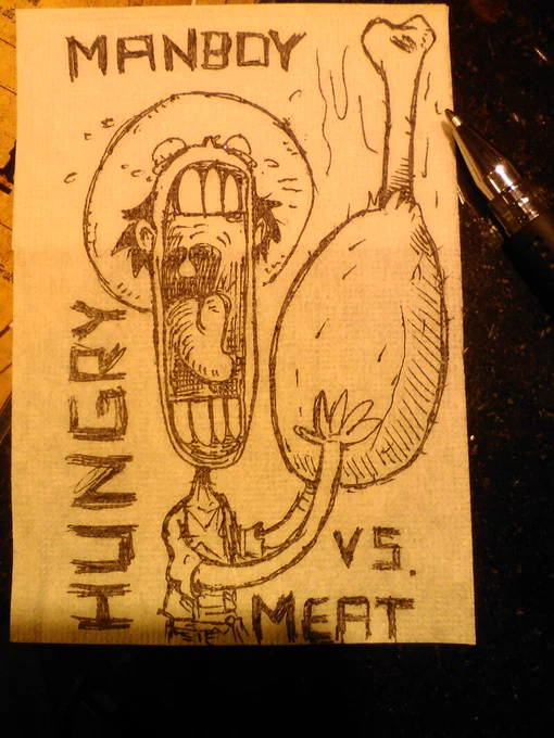 More Nakama bar napkin drawings 