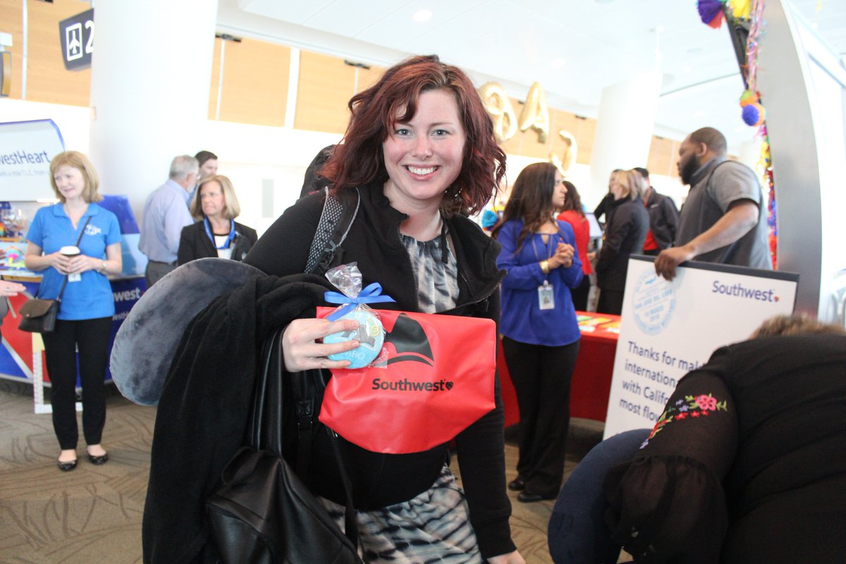 FlySJC's tweet image. SOUTHWEST GOES SOUTH OF THE BORDER: @SouthwestAir began service to Cabo San Lucas/Los Cabos (SJD) Saturday, marking that airline&apos;s first international nonstop from SJC. Passengers on the inaugural flight enjoyed a festive celebration at the gate. Book now: southwest.com