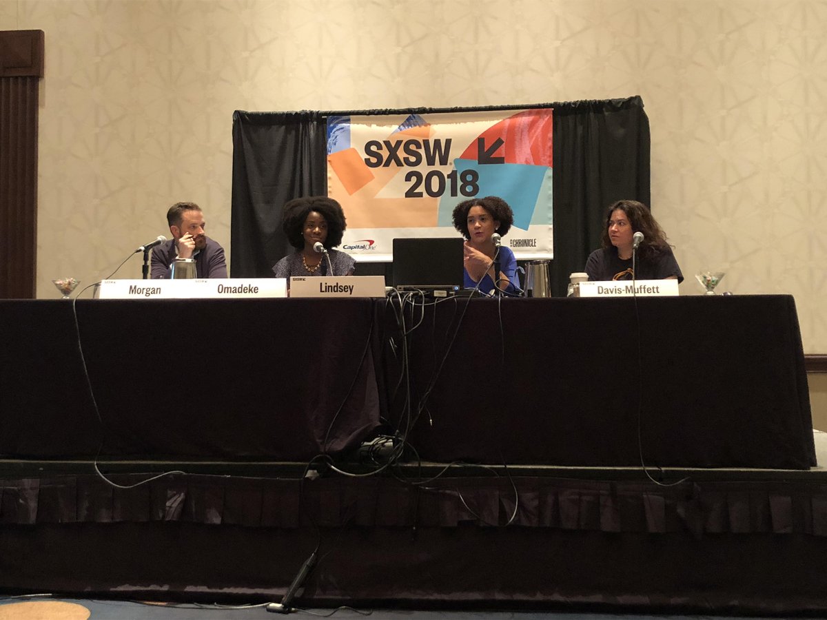 WDCEP's tweet photo. Kevin Morgan, #WDCEP Director of Tech-Sector Attraction and Retention, discusses reinventing pathways to tech diversityβ―with @elindse1(@bytebackDC), @jomadeke (@TheMentorMethod) and Patricia Davis-Muffett (@awscloud) at #SXSW. https://t.co/83XTb6sKET