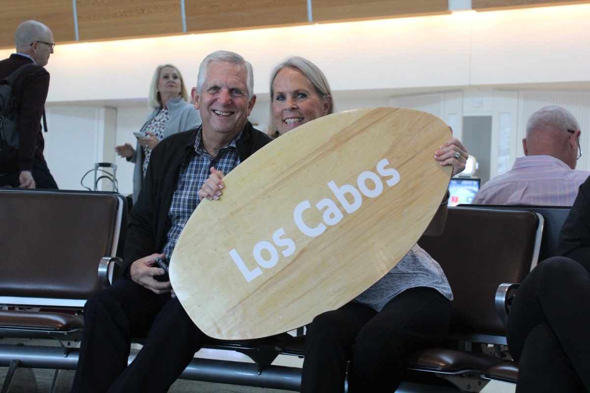 FlySJC's tweet image. SOUTHWEST GOES SOUTH OF THE BORDER: @SouthwestAir began service to Cabo San Lucas/Los Cabos (SJD) Saturday, marking that airline&apos;s first international nonstop from SJC. Passengers on the inaugural flight enjoyed a festive celebration at the gate. Book now: southwest.com