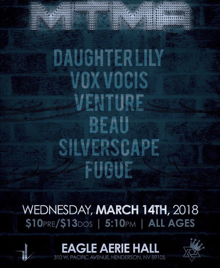 This Wednesday night! Come out and catch a great night of jams! We have tickets for $10, send us a message if you want one!