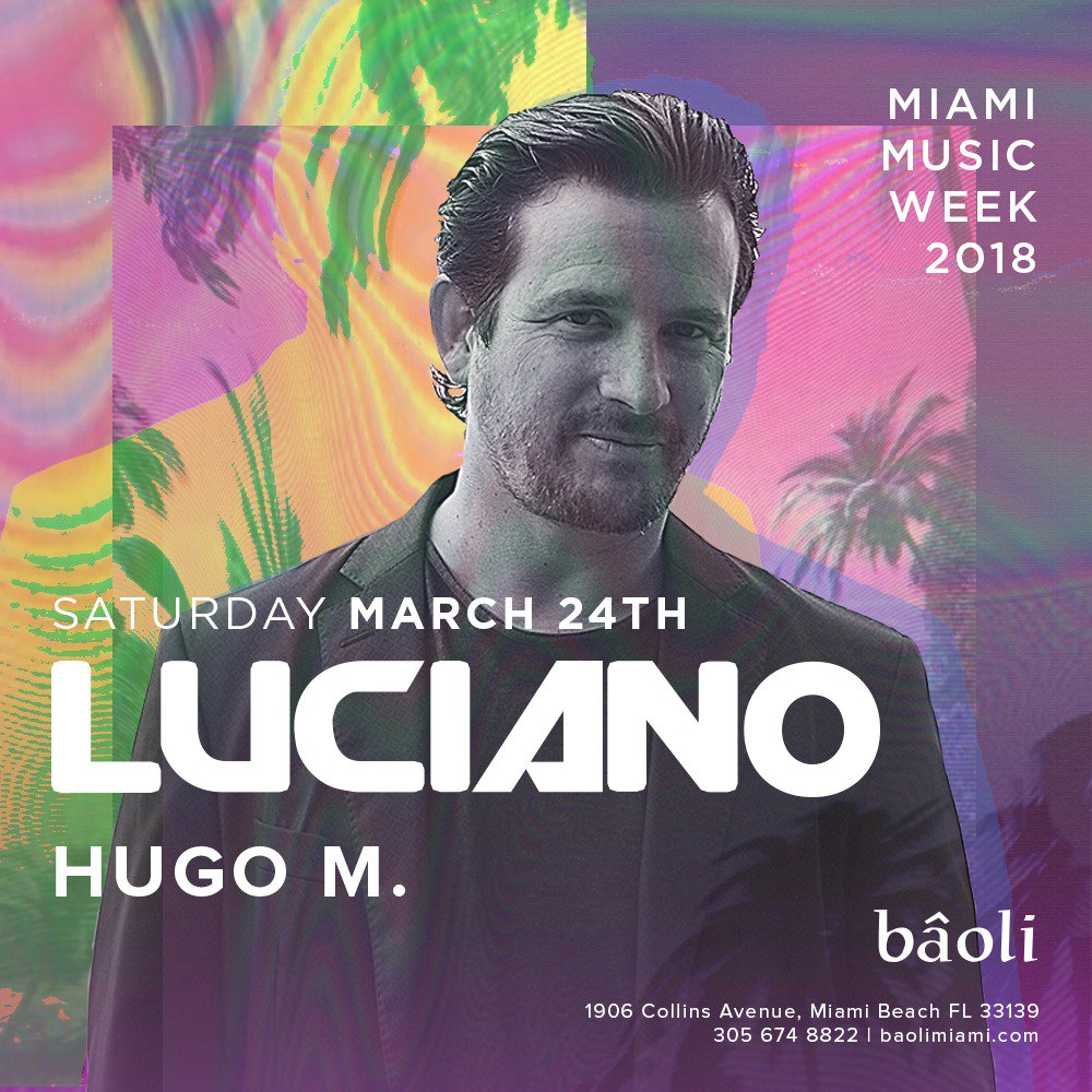 We are very excited to announce <a href="/lucianocadenza/">Luciano</a> for the Miami Music Week on March 24th at #BâoliMiami! Be ready for an unforgettable night. Reservations: baolimiami.com Tickets: baolimiami.ticketleap.com/luciano-miami-…