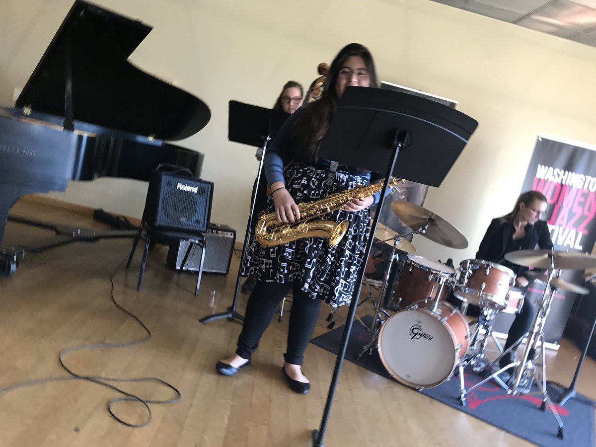 AmbTomKelly's tweet photo. @elcaminocollege jazz artists starred today at the Washington Women in Jazz Festival’s Young Artist Showcase. @ECCUnion https://t.co/G0QGQQYLxm