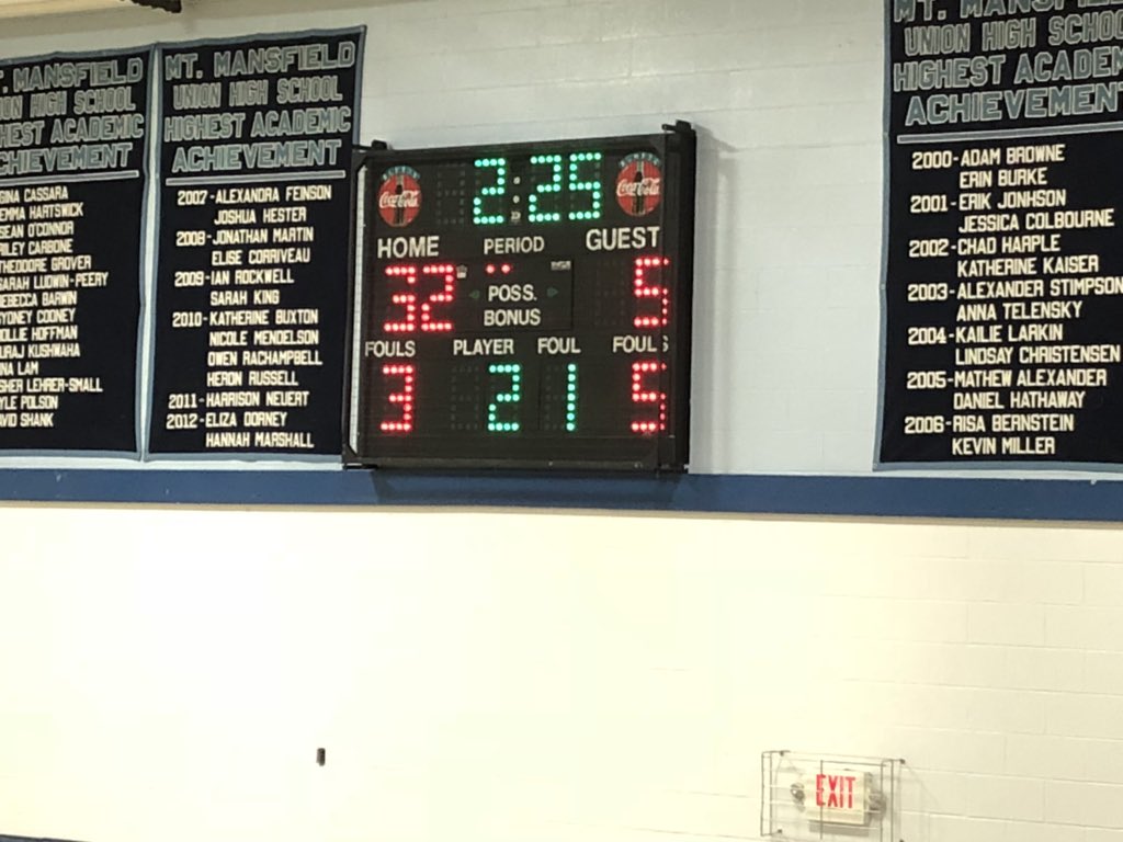 SandyAlex73's tweet photo. MMU dominates with 2:25 left in the first half https://t.co/1WHn5yfKBM