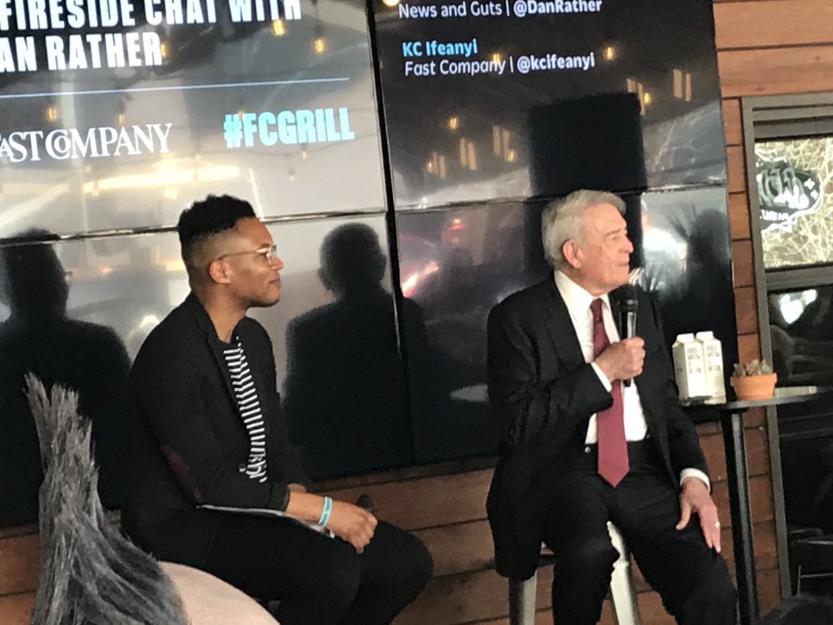 djhilo's tweet photo. Thank you @DanRather for helping us navigate #fakenews by looking for feet on the ground.  #SXSW https://t.co/zZAcLbLqQO