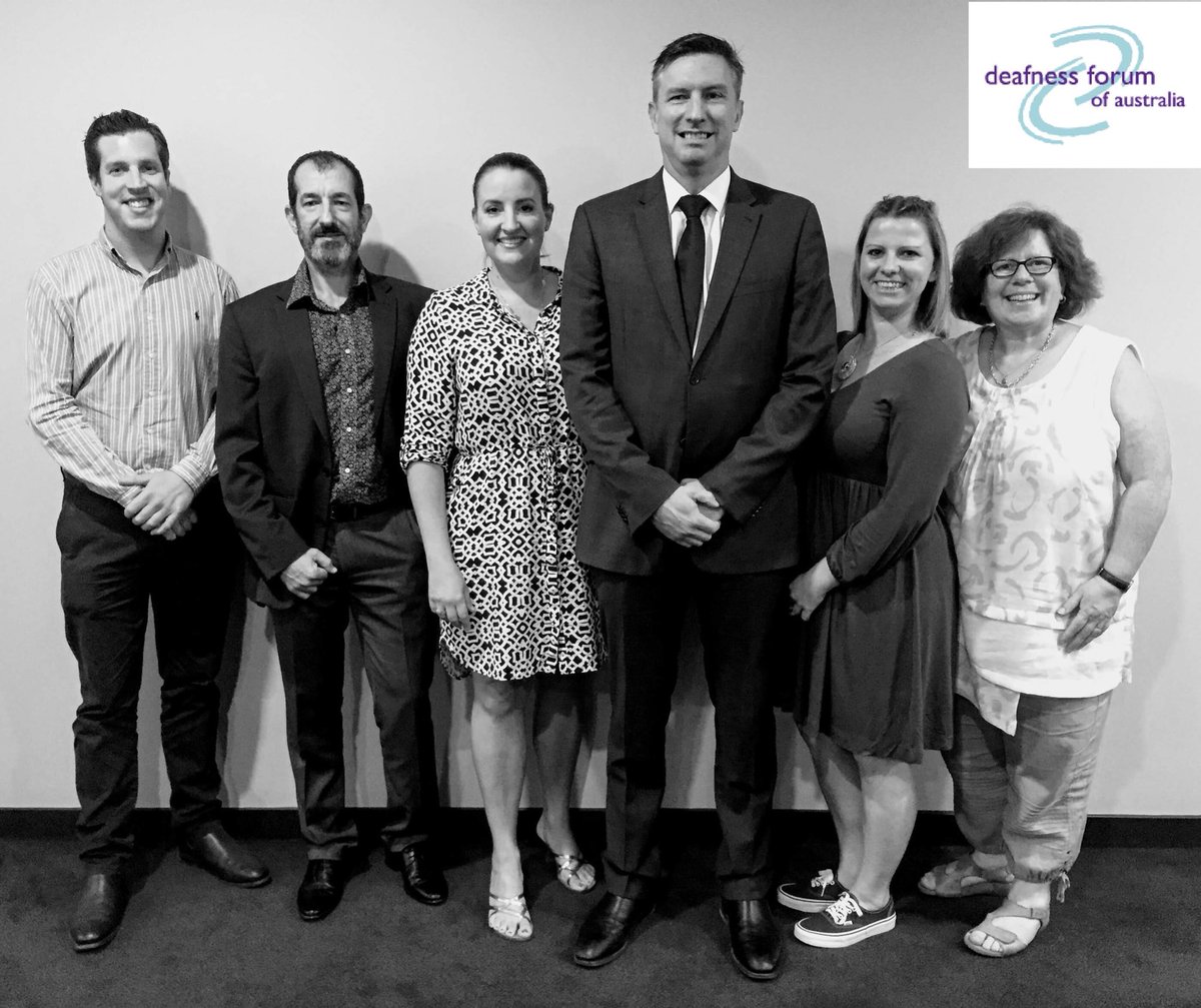 Proud and humbled to be re-elected Chairperson of <a href="/deafnessforumau/">Deafness Forum</a> for the 7th year in a row.  
Like every year I am privileged to work with a great board and CEO who are all committed to taking on the massive challenges ahead for the Deafness sector in 2018.   <a href="/soundbarrierAU/">Break Sound Barrier</a>