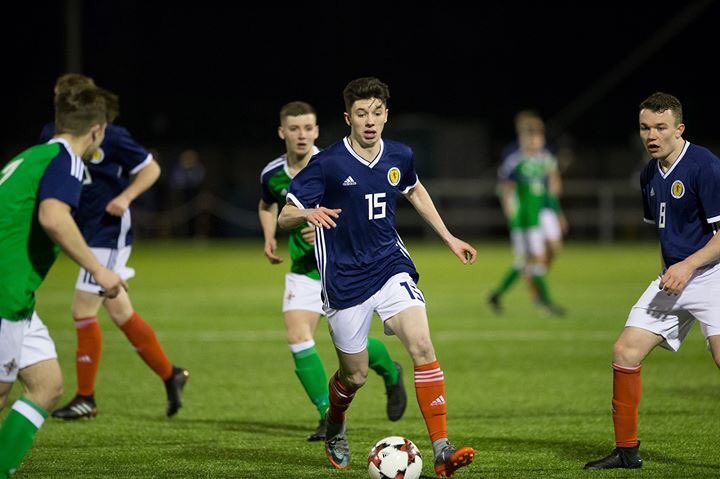 Gavin_Scott12's tweet photo. Delighted to get my first cap for Scotland last night against Northern Ireland⚽️🏴󠁧󠁢󠁳󠁣󠁴󠁿 https://t.co/l3vcvFy3ci