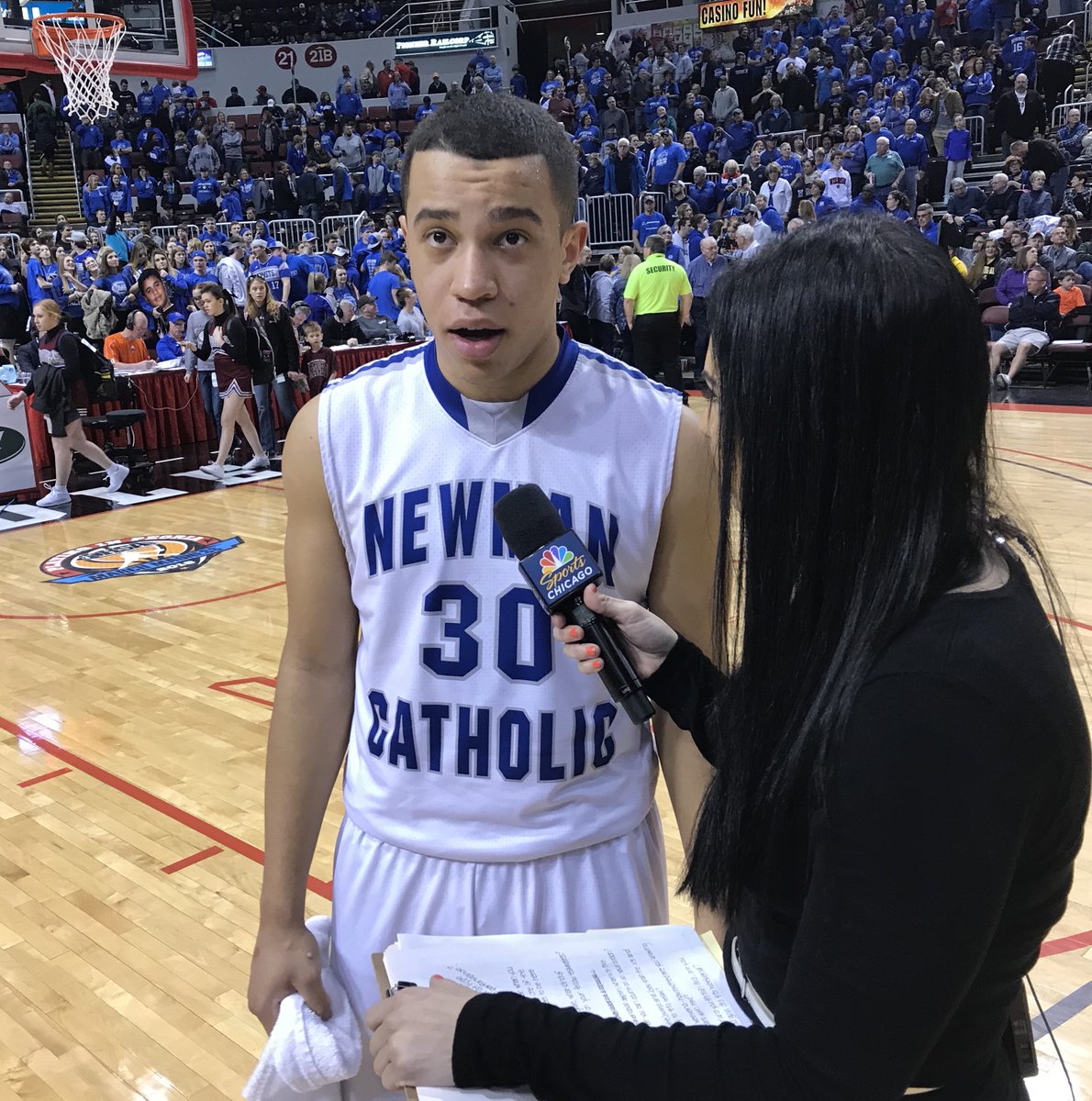 🏀#COUNTRYFinancial #IHSA Boys #Basketball Class 1⃣A Third-Place 🏀

☄️Newman Central Catholic 6⃣5⃣ 
😼 Goreville 5⃣0⃣

🏆Newman CC places 3rd, Goreville 4th in <a href="/IHSAState/">IHSA State</a> 🏆  

Newman CC's Travis Williams (20 pts, 13 reb) named #COUNTRYFinancial #PlayerOfTheGame 💚