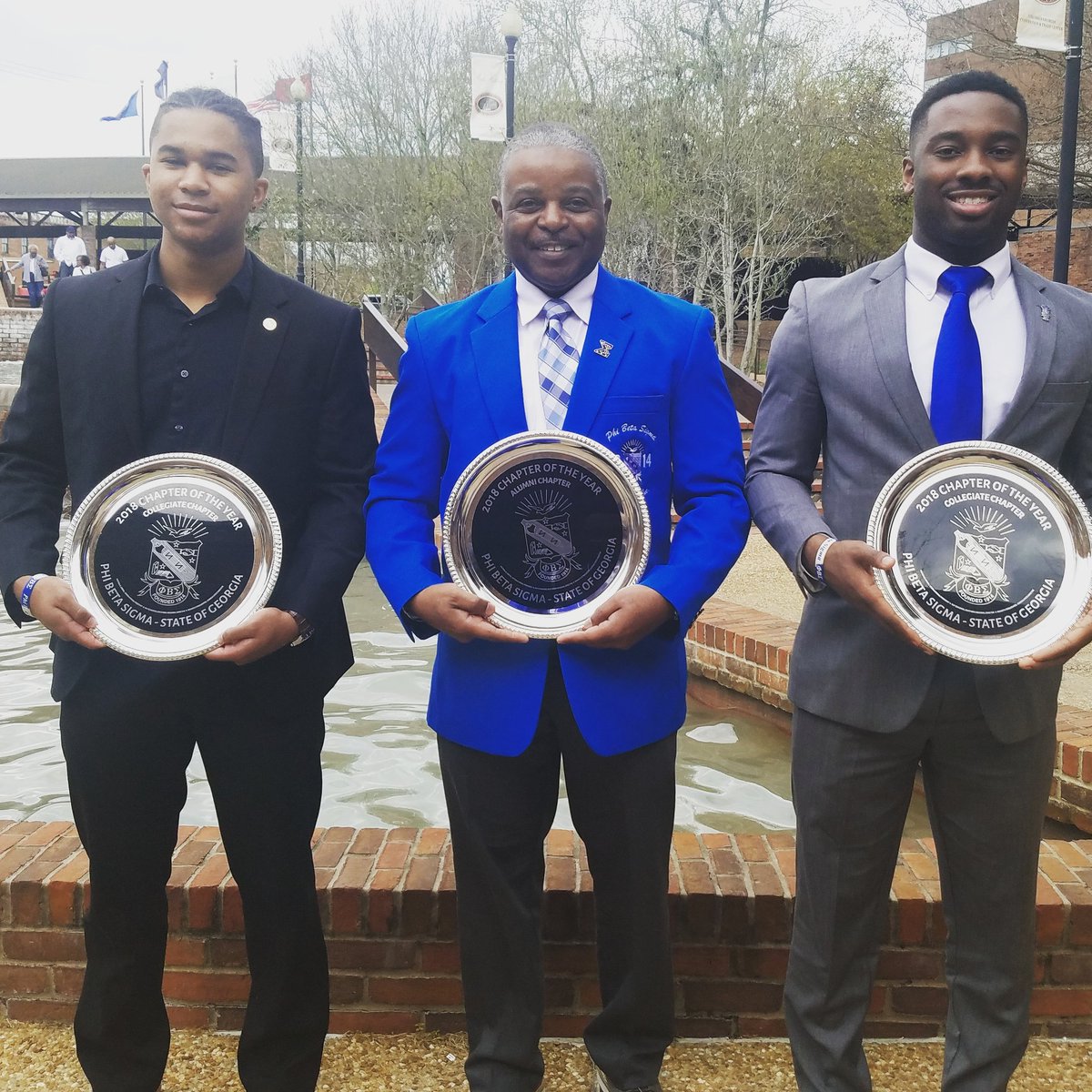 LambdaSigmaPBS's tweet photo. Setting the Standard!! @GTSigmas, Lambda Sigma, & @PiAlpha all brought home the 2018 Georgia Chapter of the Year Awards!
#LambdaSigma
#GTSigmas
#PiAlpha
#GeorgiaSigmas https://t.co/9PzjcA8lhn