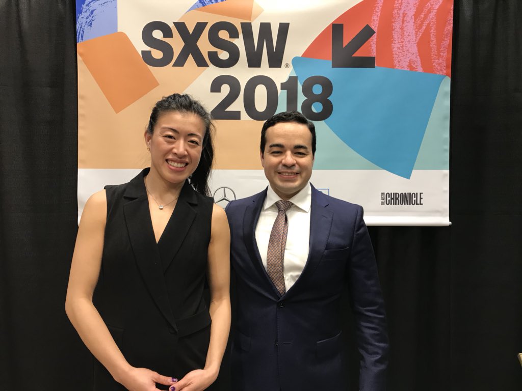 Rumi_Spice's tweet photo. Rumi is about to go live with our panel #PeaceThroughBusiness with The Honarable Ambassador @hmohib @sxsw #sxsw #SXSW2018 https://t.co/CCggllO4Mv