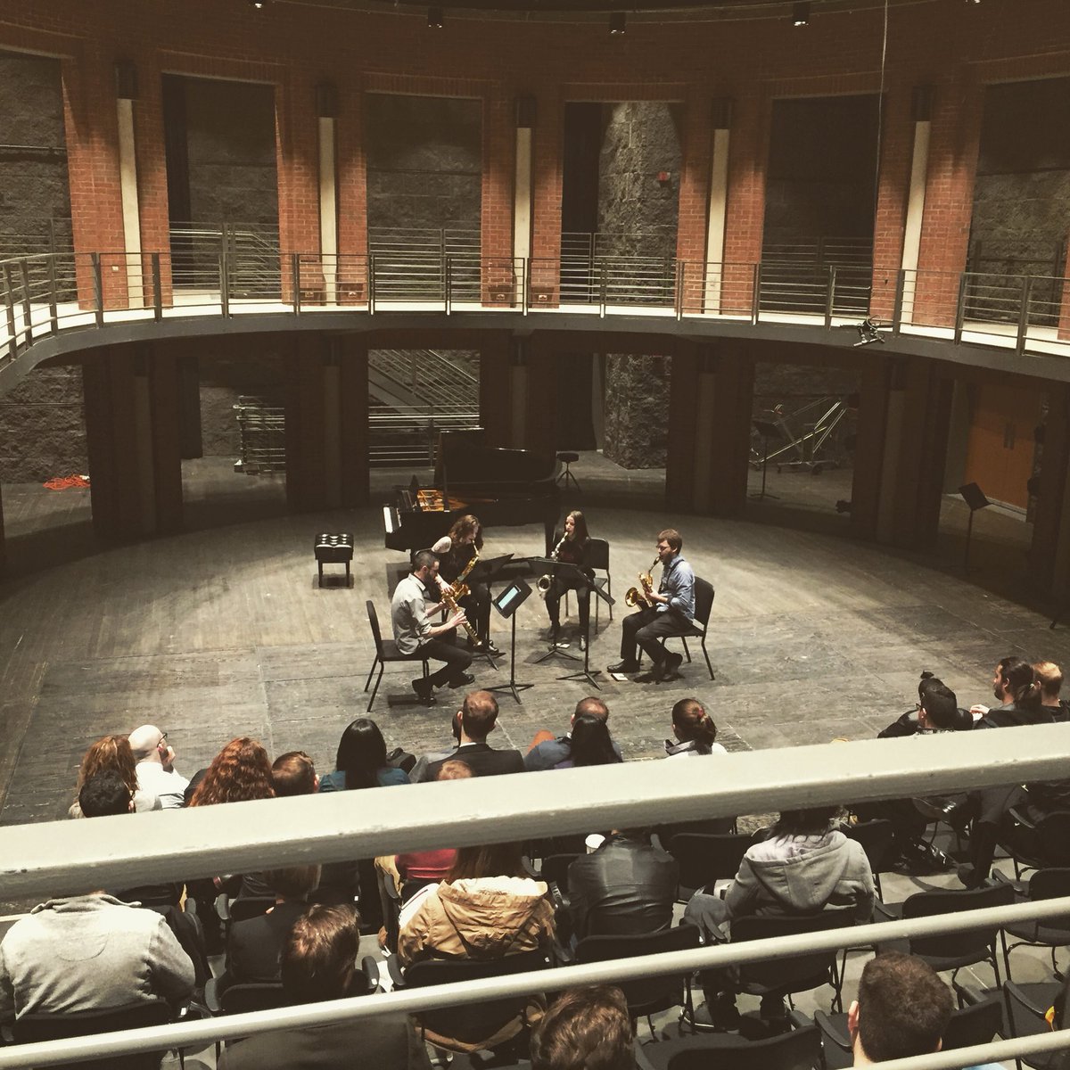 Today we performed Taylor Brook’s “Flux Candrix” at <a href="/saxalliance/">NASA</a> conference! Excited to share great new rep with our colleagues. #NASA2018 <a href="/erogers23/">Erin Rogers</a> <a href="/KristenMcKeon/">Kristen McKeon</a> <a href="/ZachHerchen/">Zach Herchen</a>