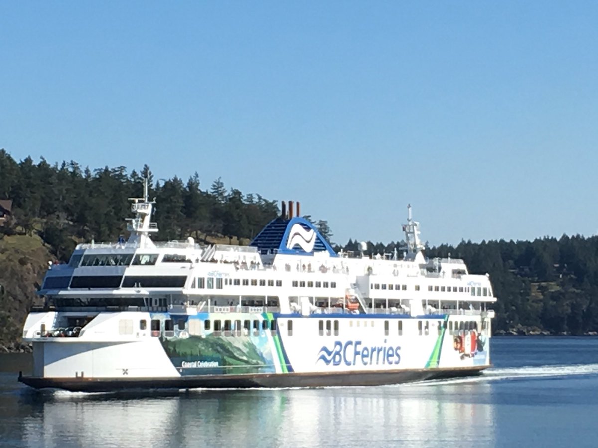 Scenery while on traveling from Swartz Bay to Tsawwassen is spectacular, especially through Active Pass #bcferries #bctouristattractions #bctourist