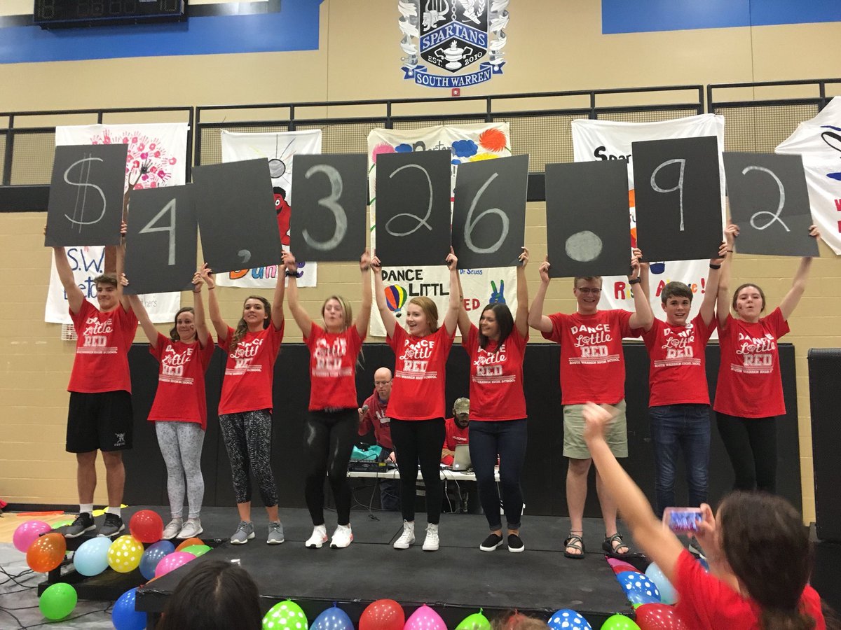 DanceBigRed's tweet photo. We had an amazing night with Greenwood and South Warren High School for their Dance Little Red’s! South Warren raised $4,326 for their first #DLR and Greenwood raised $6,008 for their second #DLR! We’re extremely proud of all of their hard work and dedication! #DLR18 #DBR18 #JFK https://t.co/ftVu0WkB35
