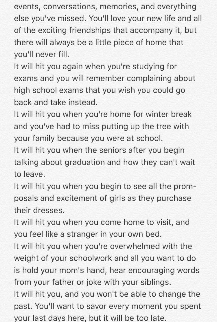 kennedyblaire5's tweet photo. Read this letter to incoming college freshman and it hit me hard. https://t.co/xPmTJrmJgv