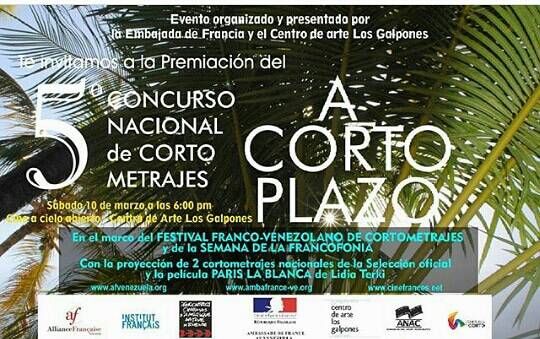 #Hoy 6pm en <a href="/losgalpones/">Centro de Arte</a> #Ccs no te pierdas la premiación de #CortosVenezolanos. ¡Entrada libre! #ACortoPlazo #Cine #10Mar