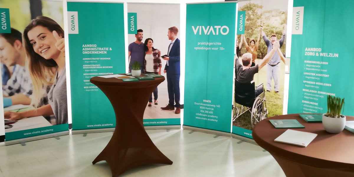 VIVATOacademy's tweet photo. #VIVATO nieuw in #Kortrijk:  opencampusdagen, vandaag en morgen van 13-17 u. https://t.co/YrTE8ABwsd