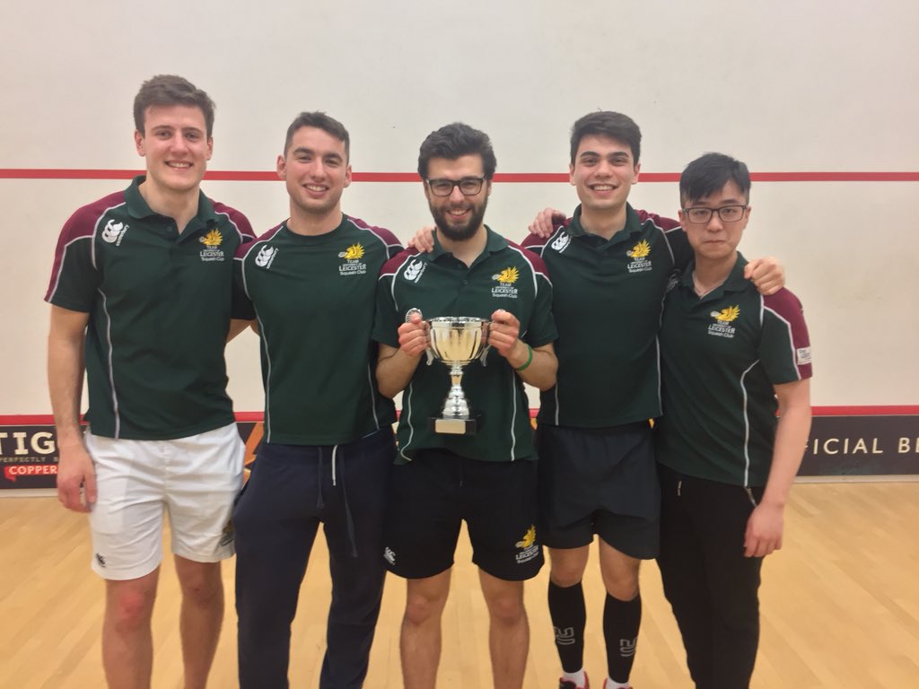 UOL_Sport's tweet photo. *Official Varsity Score Update* 

@uniofleicester 1️⃣7️⃣ - 6️⃣ De Montfort University. 

A hat trick of wins for the @UoLSquash with the Men’s 1st and 2nds and Women’s 1st! 

Congratulations all involved 👏🏼 

#FearLeics https://t.co/D1JnITQE7k
