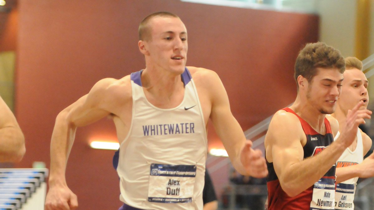 WarhawkXCTrack's tweet photo. Four more All-America performances this afternoon:

Alex Duff - Heptathlon (5th), 60-Meter Hurdles (8th)
Christian Jackson - 60-Meter Hurdles (4th)
Parker Witt - 60-Meter Dash (6th)

#PoweredByTradition https://t.co/CwxdkhWdIz