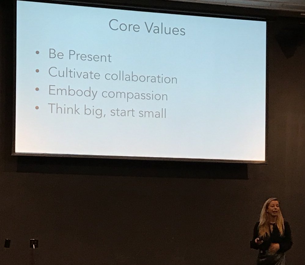 Cate_Robbins's tweet image. When #creating new things, it’s important to “think about how it is bettering humanity” and “think big” #rockstar @janetep at #Design_Code_Build @ComputerHistory #STEAM #STEM #RPi #education #potential #innovation #create