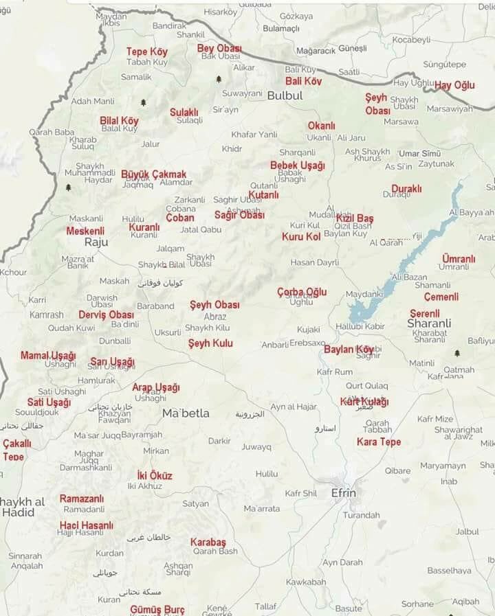 AhmetBURAN4's tweet photo. Bu yer adları hep Türkçe. Çünkü bu bölge yüzyıllarca Türk yurdu idi. Türkçe adları bozarak Türk izlerini yok etmeye çalışan teröristleri taklit eden Türkiye medyası da Türkçe adları teröristler gibi telaffuz ediyor! https://t.co/dIyGh1cghN