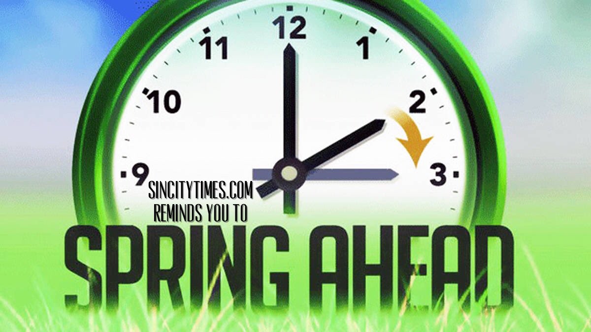 SinCityTimes's tweet image. Remember we lose an hour of sleep tonight. Darn that daylight savings. Ha ha!  #SpringFoward #DaylightSavings