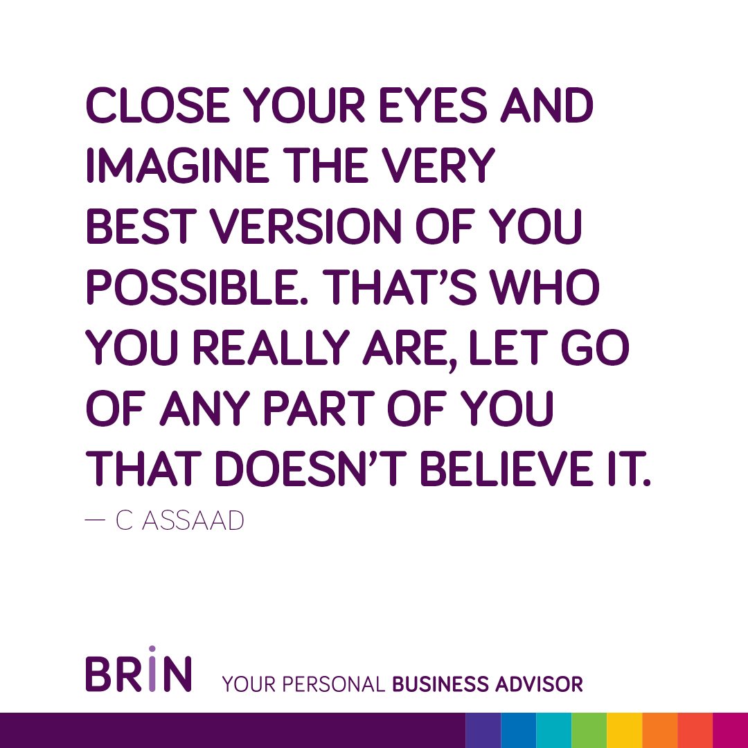 "Close your eyes and imagine the very best version of you possible. That's who you really are, let go of any part of you that doesn't believe it." - C. Assaad #Quoteoftheday #Quotes #Inspiration #motivation