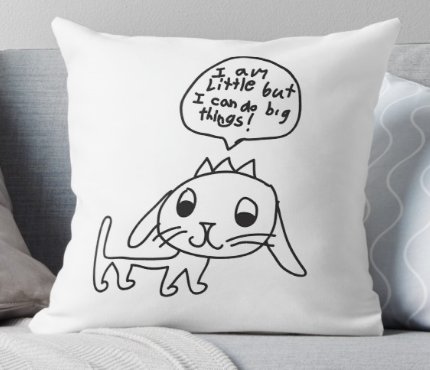 PhotoGP's tweet image. My younger daughter is sharing her animal art on @redbubble (shirts, mugs, etc)  If you like adorable animals with positive messages, check it out!  redbubble.com/people/PhotoGP…