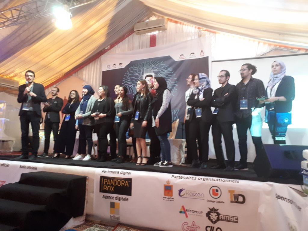 sniper_ma's tweet photo. Les jeunes organisateurs de #lgeekweek BRAVO ! et à l'année prochaine. https://t.co/9rA6ZZpD69