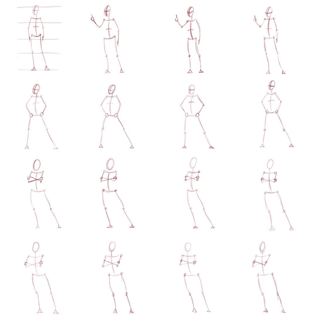 ehe_janssen's tweet photo. SKETCHING PEOPLE: stick figures and different poses. In the design process it’s not about beautiful drawings, but doing quick sketches to empower new ideas. #designthinking #sketch #onesketchaday #conceptsapp #365sketches #strategicdesign https://t.co/TE5lxFuUiX