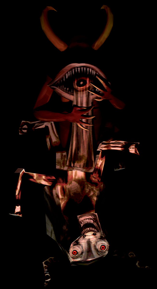 VioletQueenling's tweet photo. A demon fighting a parasite and a cow.
Models by @SeriousNorbo
#SpookysHouseofJumpscares #SpookysJumpscareMansion #SHoJ #SHoJS #SJM #SJSM #Specimen10 #Specimen11 #Monster5 #GhostCow https://t.co/BngotTSU6J