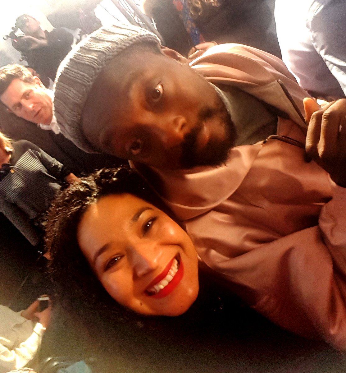 Tulimar1's tweet photo. To meet my idol once is amazing but twice in a space of three days...absolutely out of this world!! If only we would agree to an interview on my radio show...I would just pass out!! @iamwill #djtuli #colourfulradio #thelatinexplosion https://t.co/xQcxIVsQEq