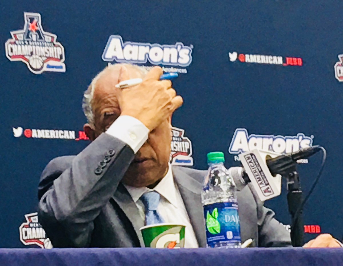 RadioRowPR's tweet image. Tubby Smith Memphis #facepalm or #headscratch