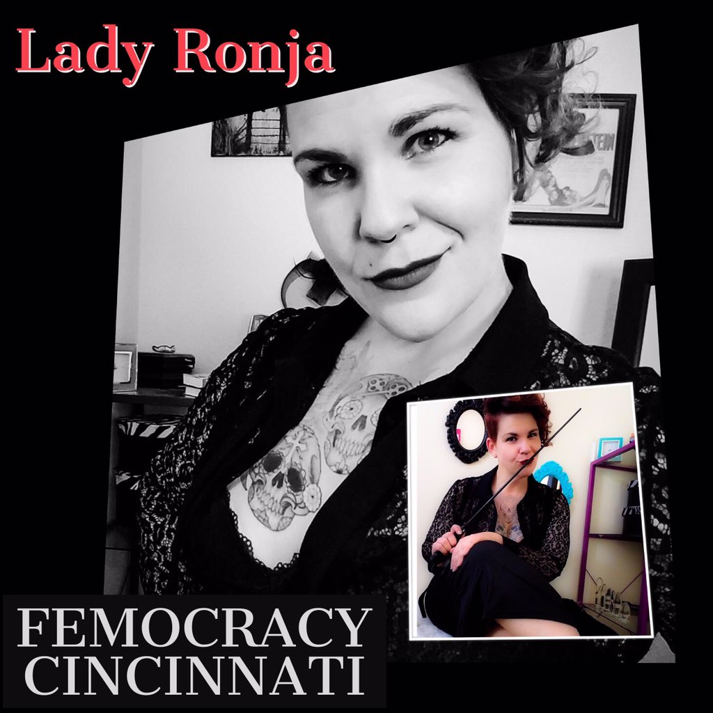 Dictatress on X: I'm also So Pleased to be able to Welcome Lady Ronja  @LadyRonja to Our #Femocracy Sisterhood She is starting a FEMOCRACY SUPPORT  GROUP in CINCINNATI, OHIO All Women may